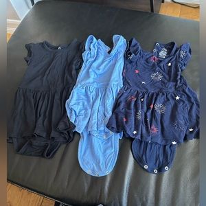 Kyte baby twirl bodysuit dress bundle 12-18